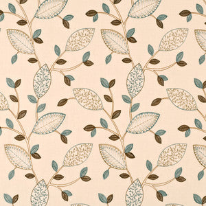 Lauretta Teal/Biscuit by Baker Lifestyle Designer Fabric