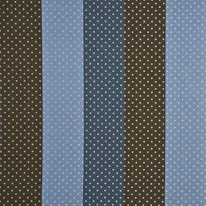 Mirabel Stripe Choc/Bl by G P & J Baker Designer Fabric