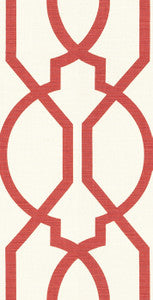 Gazebo Red by Groundworks Designer Fabric