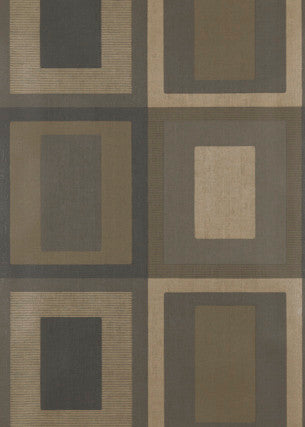Moro Charcoal/Bronze by Threads Designer Wallcovering