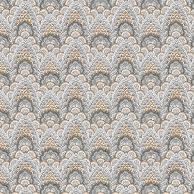 Ganges Gris/Marron by Gaston Y Daniela Designer Wallcovering