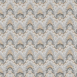 Ganges Gris/Marron by Gaston Y Daniela Designer Wallcovering