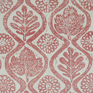 Oakleaves Pink by Lee Jofa Designer Wallcovering