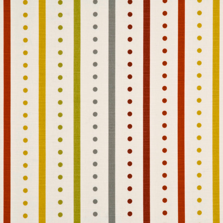 Opera Stripe Red/Gold by Baker Lifestyle Designer Fabric
