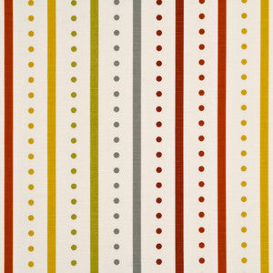 Opera Stripe Red/Gold by Baker Lifestyle Designer Fabric