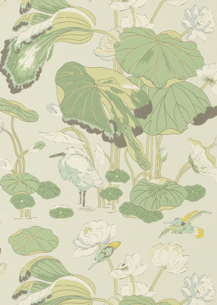 Nympheus Botanical by G P & J Baker Designer Wallcovering