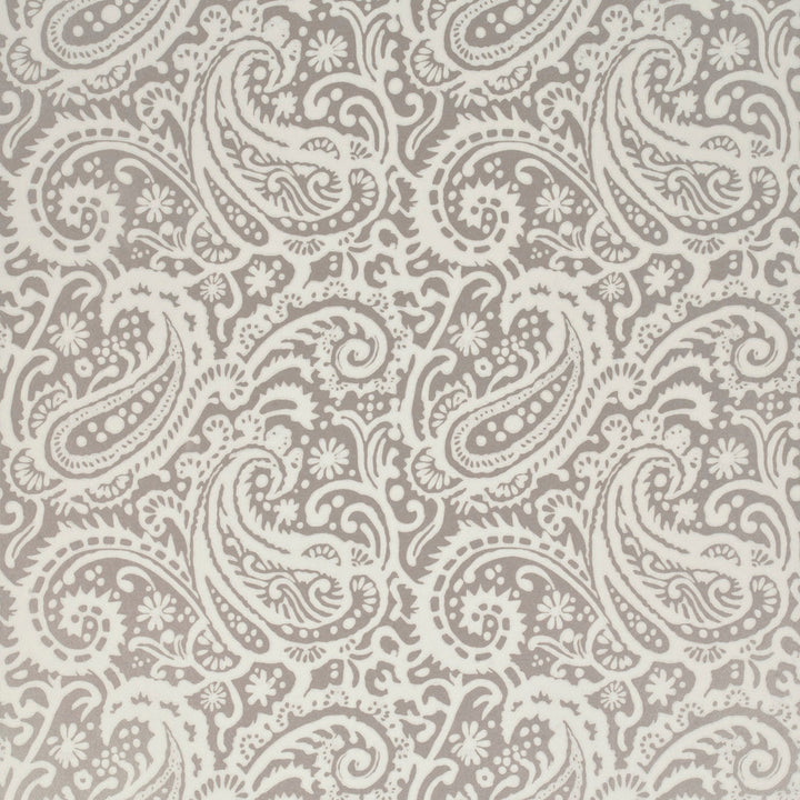Kinward Silver/Ivory by Baker Lifestyle Designer Wallcovering