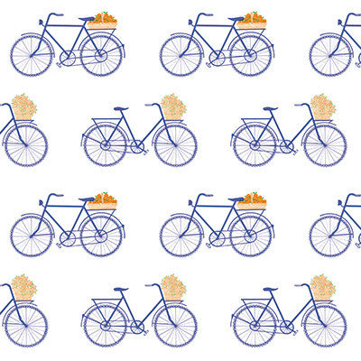 Bicicletas Azul by Gaston Y Daniela Designer Wallcovering