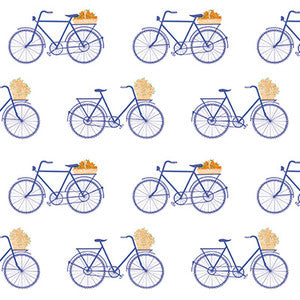 Bicicletas Azul by Gaston Y Daniela Designer Wallcovering
