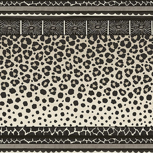 Zulu Border Black & White by Cole & Son Designer Wallcovering