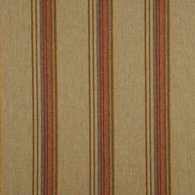 Twelve Bar Stripe Sage/Sand/Wine by Mulberry Designer Fabric