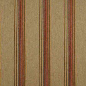 Twelve Bar Stripe Sage/Sand/Wine by Mulberry Designer Fabric