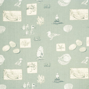 Sennen Pale Aqua by Baker Lifestyle Designer Fabric