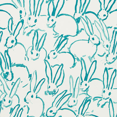 Hutch Turquoise by Lee Jofa Modern Designer Wallcovering