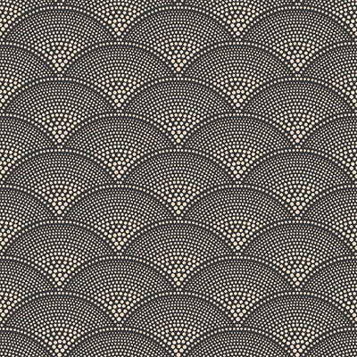 Feather Fan Charcoal/Bronze by Cole & Son Designer Wallcovering