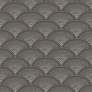 Feather Fan Charcoal/Bronze by Cole & Son Designer Wallcovering