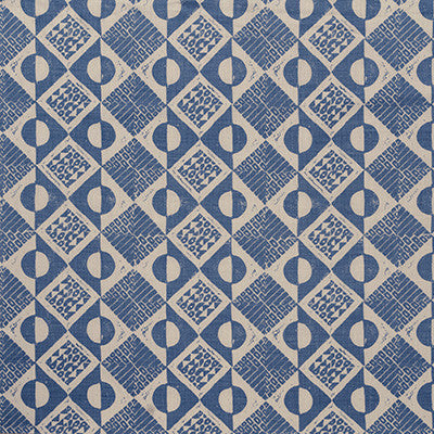 Circles And Squares Azure by Lee Jofa Designer Fabric
