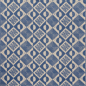 Circles And Squares Azure by Lee Jofa Designer Fabric
