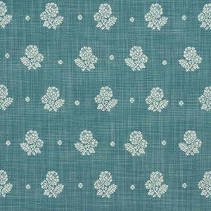 Provence Flower Blue by Mulberry Designer Fabric