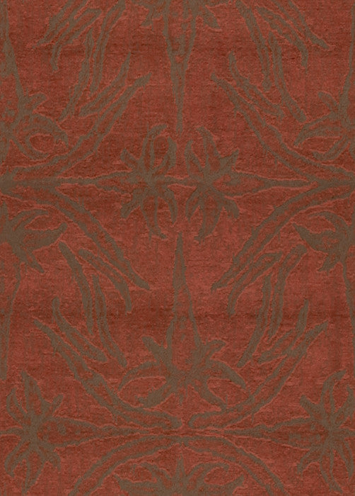 Lily Branch Red by Lee Jofa Modern Designer Fabric