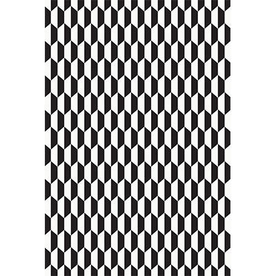 Tile Blk Wht by Cole & Son Designer Fabric