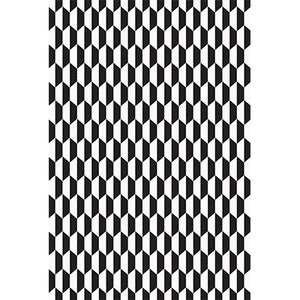 Tile Blk Wht by Cole & Son Designer Fabric