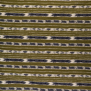 Bandas Verde/Navy by Gaston Y Daniela Designer Fabric