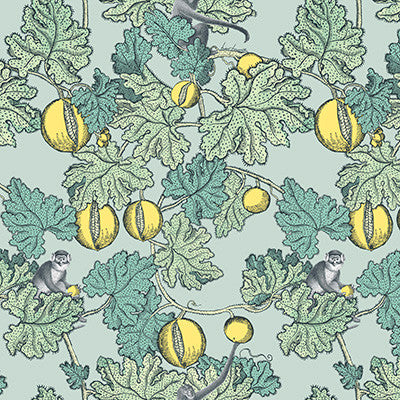 Frutto Proibito Seafoam & Lemon by Cole & Son Designer Wallcovering