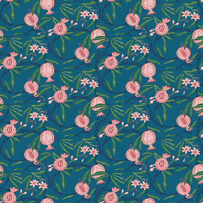 Granadas Azul/Noche by Gaston Y Daniela Designer Wallcovering