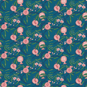 Granadas Azul/Noche by Gaston Y Daniela Designer Wallcovering