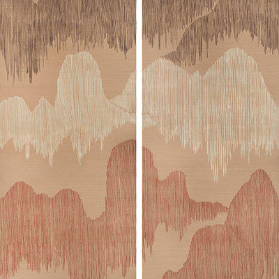 Cascadia Paper Blush by Groundworks Designer Wallcovering
