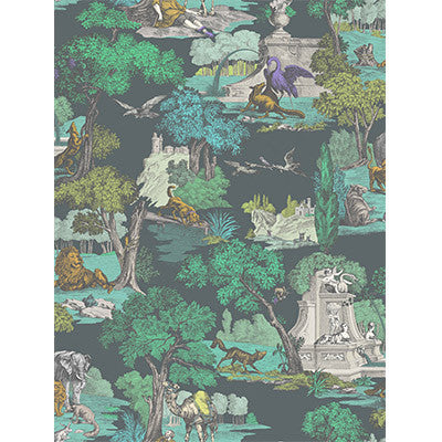 Versailles Grand Viridian by Cole & Son Designer Fabric