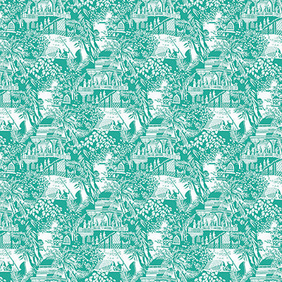 Olimpo Esmeralda by Gaston Y Daniela Designer Wallcovering