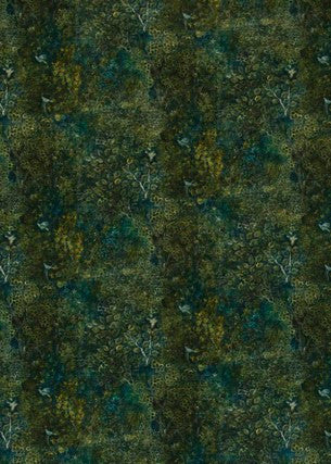 Persian Garden Velvet Peacock by G P & J Baker Designer Fabric
