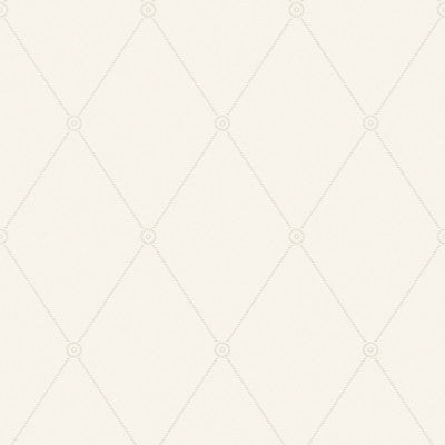 Large Georgian Rope Trellis Ivory by Cole & Son Designer Wallcovering