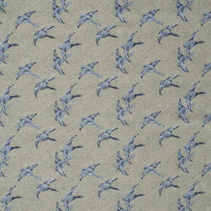 Mallards Blue by Mulberry Designer Fabric