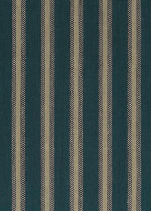 Chester Stripe Teal by Mulberry Designer Fabric