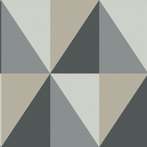 Apex Grand Grey And Black by Cole & Son Designer Wallcovering