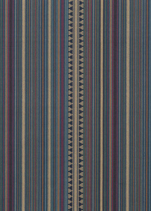 Pageant Stripe Teal by Mulberry Designer Fabric