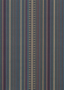 Pageant Stripe Teal by Mulberry Designer Fabric