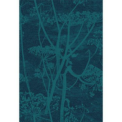Cow Parsley Petrol & Ink by Cole & Son Designer Fabric