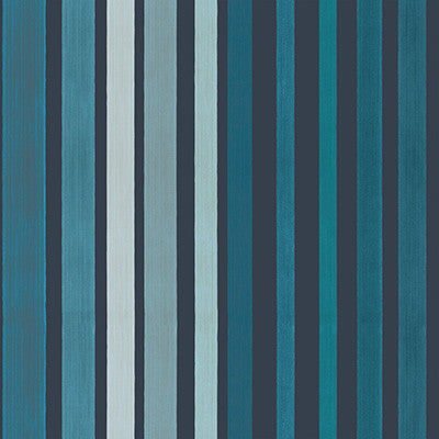 Carousel Stripe Blue by Cole & Son Designer Wallcovering