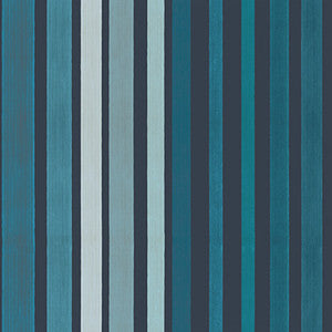 Carousel Stripe Blue by Cole & Son Designer Wallcovering