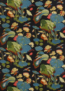 Nympheus - Linen Teal/Green by G P & J Baker Designer Fabric