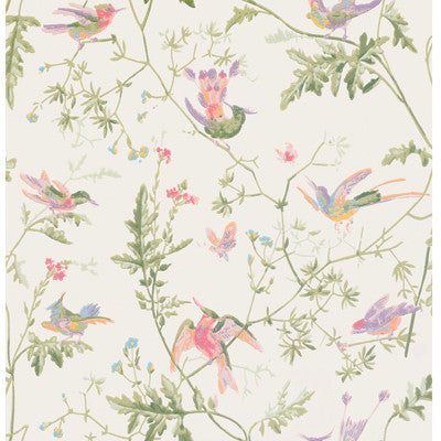 Hummingbirds Soft Multi-Colour by Cole & Son Designer Wallcovering