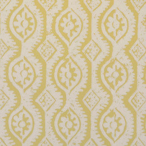 Small Damask Yellow by Lee Jofa Designer Wallcovering