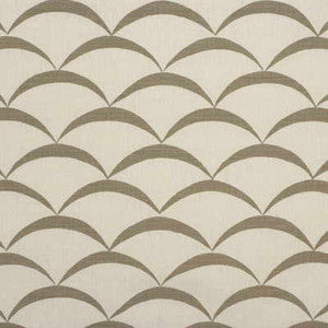 Crescent White/Taupe by Lee Jofa Modern Designer Fabric