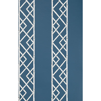 Latticework Indigo by Kravet Design Designer Wallcovering
