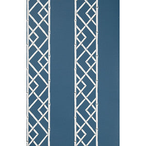 Latticework Indigo by Kravet Design Designer Wallcovering