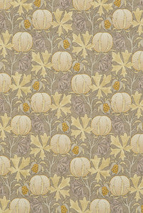 Pumpkins Grey/Ochre by G P & J Baker Designer Fabric